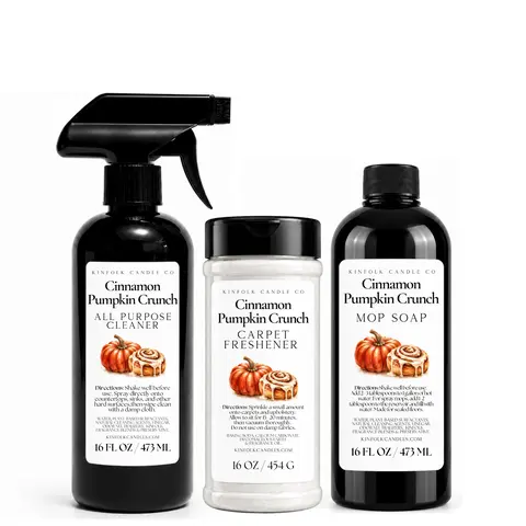 Fall Cleaning Bundle | Mop Soap, All Purpose Cleaner & Carpet Freshener | Scented Whole Home Cleaning Gift Set | Cozy Autumn Fragrances, Floor Cleaner, Household