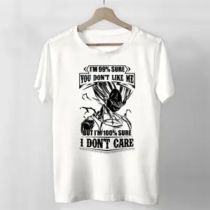 Super Saiyan Vegeta Dont Care Men Unisex T Shirt  Long Sleeve Tank Top V Neck Logo white