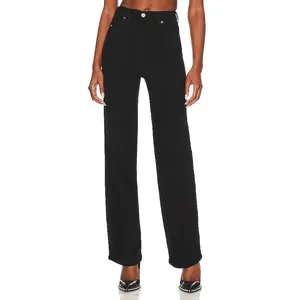 Dr. Denim Moxy Straight in Solid Black