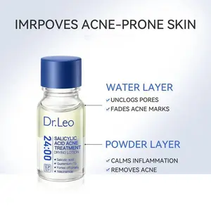 Dr.Leo Salicylic Acid Drying Lotion, 24H Fast Pimple Spot Treatment, Calm Red Inflammation, Oil Control, Fade Post-Acne Marks, Gentle Acne Repair Lotion for Sensitive Acne-Prone Skin