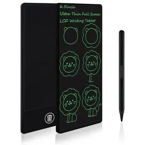 Sonnet Mini LCD Writing Tablet 6.5in Erasable Reusable Electronic Drawing Pads Electronic Scratchpad for Kids and Adults Black