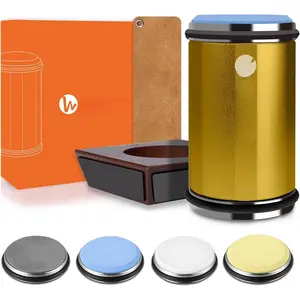Rolling  Sharpener Kit, Upgraded Roller  Sharpener with Leather Strop for Kitchen , 4-Disc Rolling Stone Sharpener with 15&18&20&22  Sharpening,