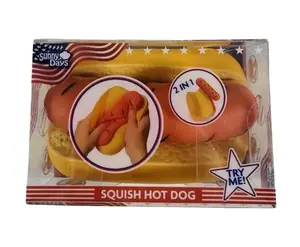 Squishy Hot Dog Stress Relief Toy, Classic Novelty Toy