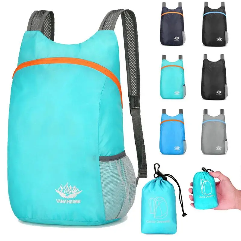 Waterproof Foldable Backpack – Lightweight Packable Travel Backpack for Men Women, Hiking Camping Climbing Outdoor Sports, Daypack Carry On Backpack