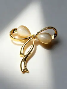 Elegant Bow Tie Brooch Pin, Lapel Brooch, Simple & Stylish Clothing Accessory, Unisex Fashion Jewelry, Perfect for All Occasions