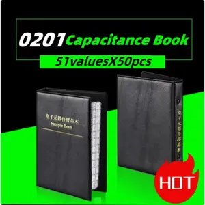 0201 Smd Capacitor Sample Book, 51 Values X 50 Pieces, 0.5pf-220nf, Repair DIY Essential, Comprehensive Specifications