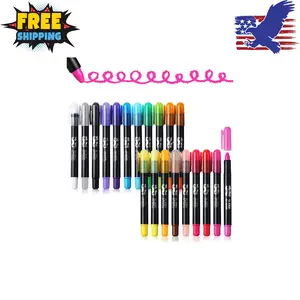 Gel Crayons, 20 Pack, Twistable, Non-Toxic, Coloring Crayons for Kids & Adults