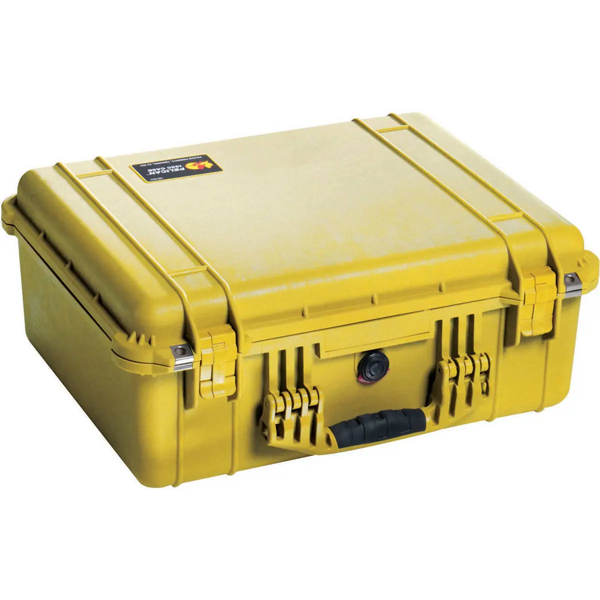 Pelican 1550 Watertight Hard Case with Foam Insert - Yellow