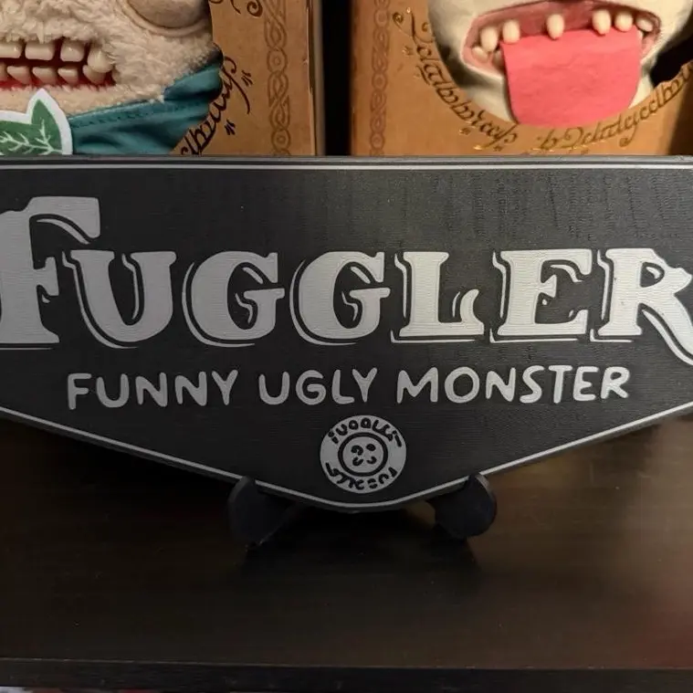 3D Printed Fuggler Sign with Stand