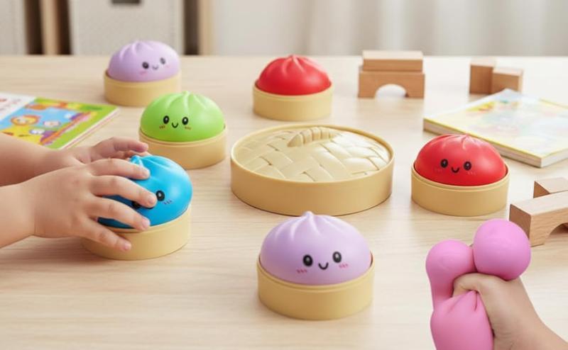 Glittering Gold Dumpling Squishy - Super Satisfying Giant Sensory Squeeze Toy. Fun Stress Buster with Decorative Box, Ideal for Home, Office & Classroom Rewards Glittering Gold Dumpling Squishy - Super Satisfying Giant Sensory Squeeze Toy. Fun Stress Buster with Decorative Box, Ideal for Home, Office & Classroom Rewards