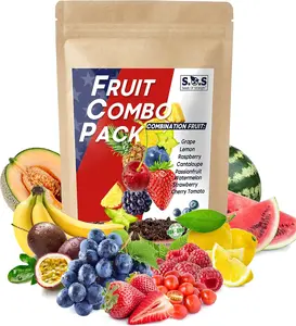 Heirloom Fruit Seeds Variety Pack, 8 Different Fruit Seed Varieties Including Tomato, Melon, Watermelon, Strawberry, Passion Fruit, Lemon, Raspberry and Grape