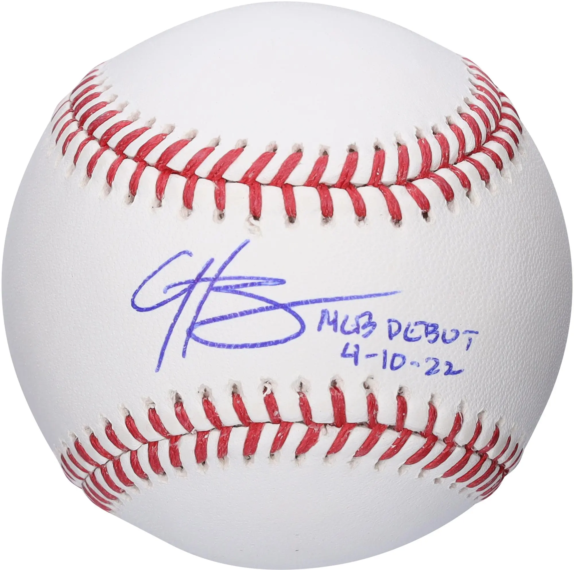 Hunter Greene Cincinnati Reds Autographed Baseball with "MLB Debut" Inscription - Fanatics Authentic Certified