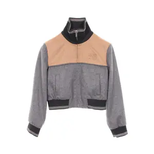 Pre-owned miu miu Wool Small Leather Goods Jacket