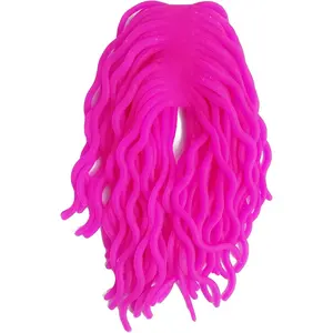 Eupheng 240 Legs in Pack Squirmy Wormy Soft Worm Body Soft Worm Silicone Wiggly Fly Tying Materials Multiple Colour