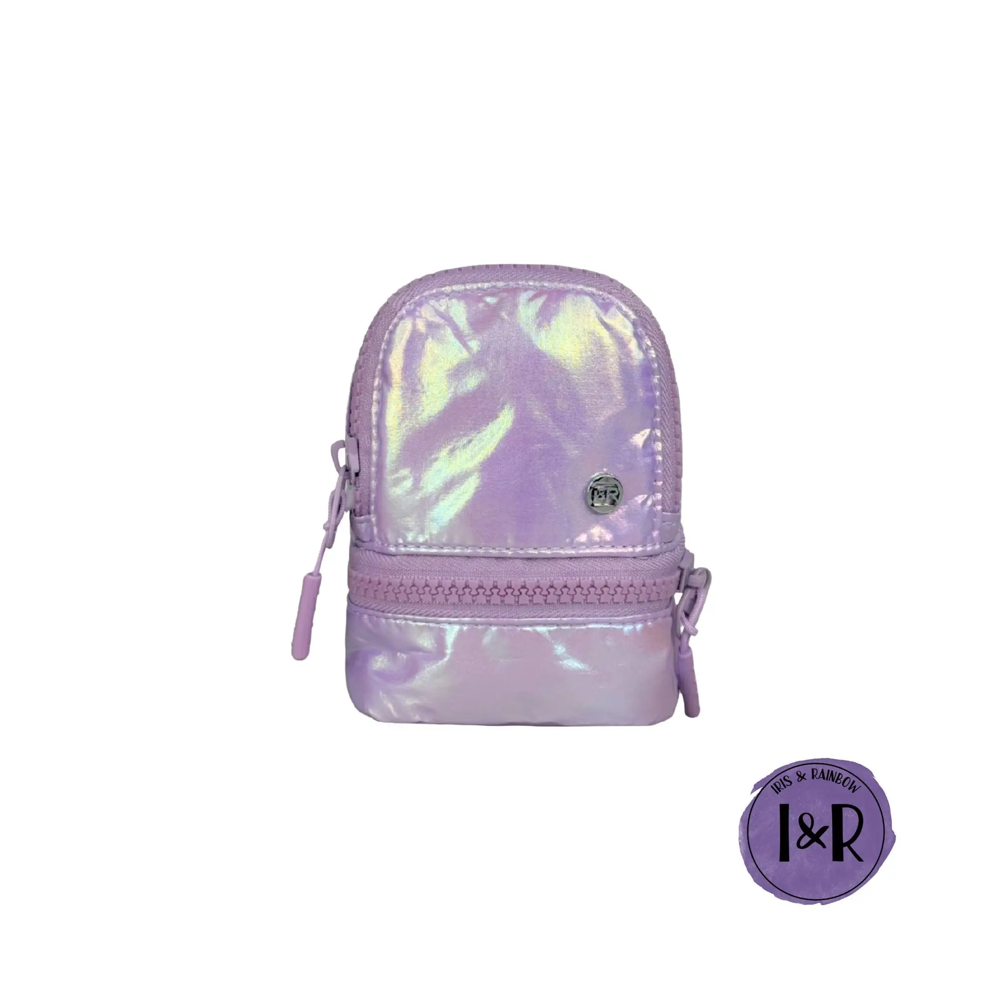 The Iris Little "B" (Get Your Head Out Of The Gutter) Bag Charm (#L003) Wallet Zip - By Iris & Rainbow