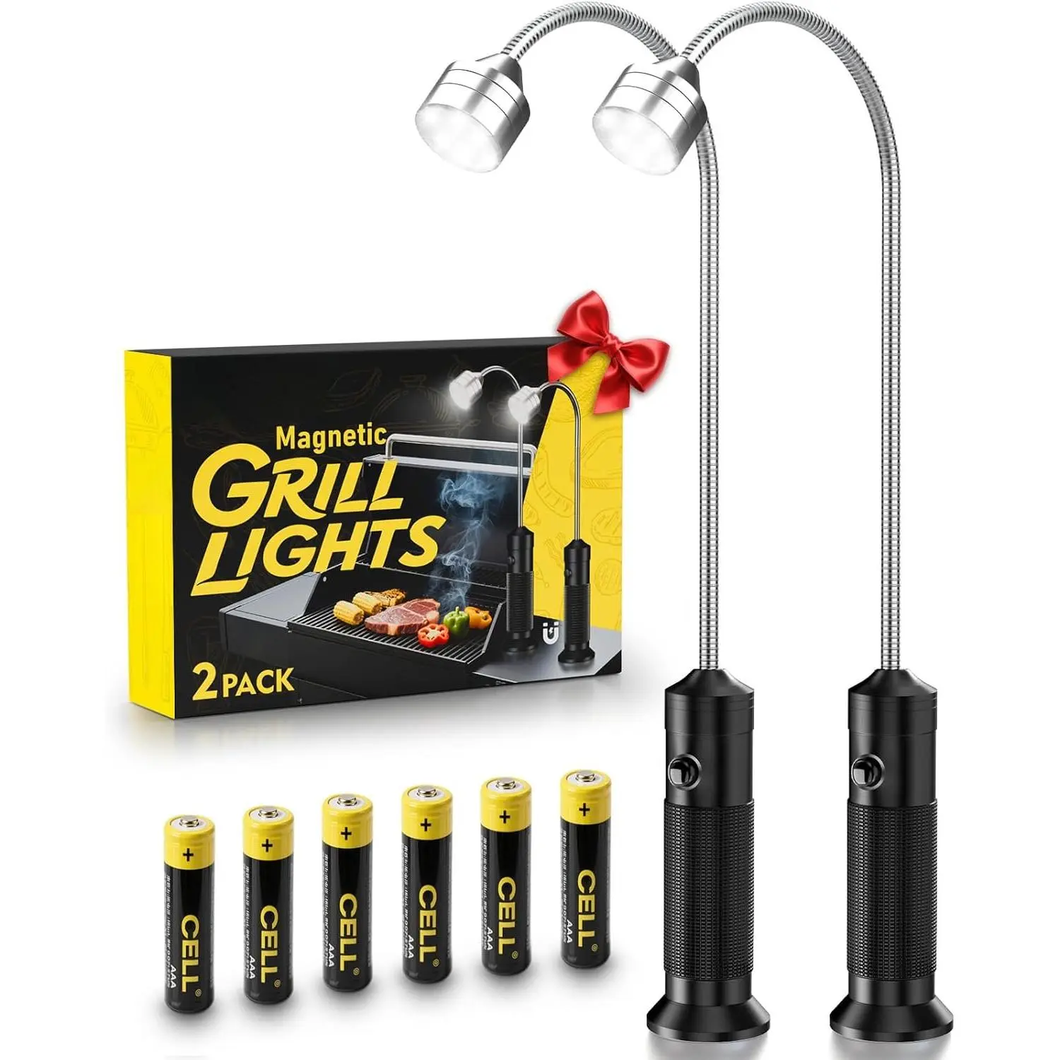 Grill Light Gifts for Men: 2 Pack LED Barbecue Lights for Outdoor Grill,  Grilling Gifts for Husband Dad Mens Gifts for Father Day -  Grilling Accessories for Night BBQ