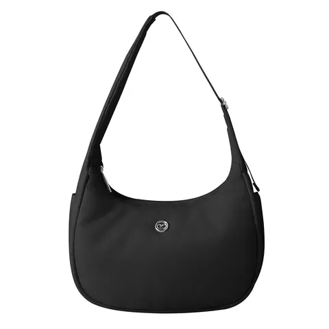 Babysun Women's 4L Nylon Waterproof Casual Crossbody Bag - Adjustable Strap, Elbow-Carry Fit, Chic Crossbody Shoulder Purse, Handheld Half Moon Bag for Business Everyday Use