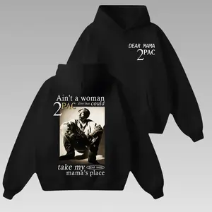 Vintage Tupac Only Dear Mama Hoodie, Hip Hop Music Lover Shirt, Vintage 90s Hip Hop Streetwear Apparel