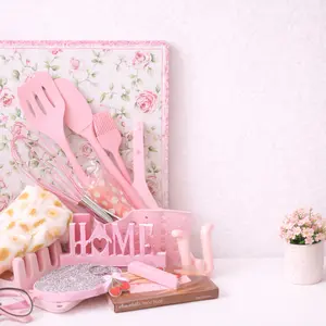 Pink Cleaning Bundle – 18 Piece Aesthetic Kitchen Reset Kit