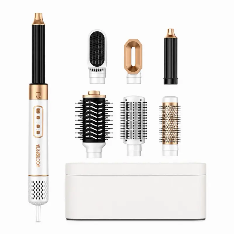 Blissebloom 6-in-1 Multifunctional Hair Dryer Set, Including Additional 40mm Barrels