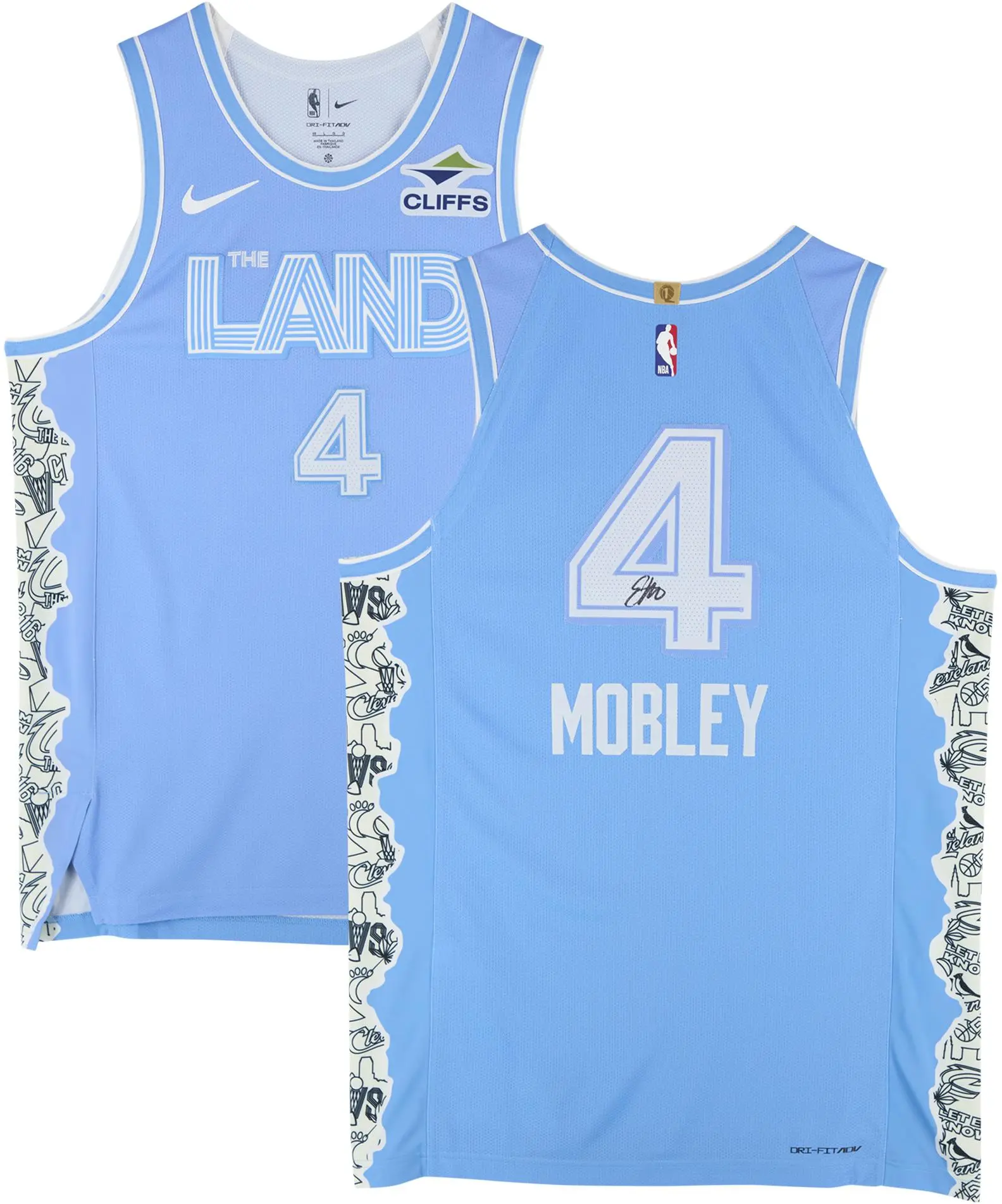 Evan Mobley Cleveland Cavaliers Autographed Nike 2024-25 City Edition Authentic Jersey - Fanatics Authentic Certified