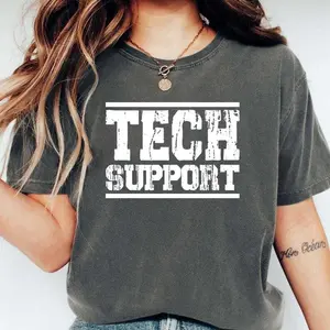 Tech Support Shirt – IT Support T-Shirt – Elon Musk Tech – Computer Nerd Tee – Geek IT Help Desk Shirt – Programmer Engineer T-Shirt