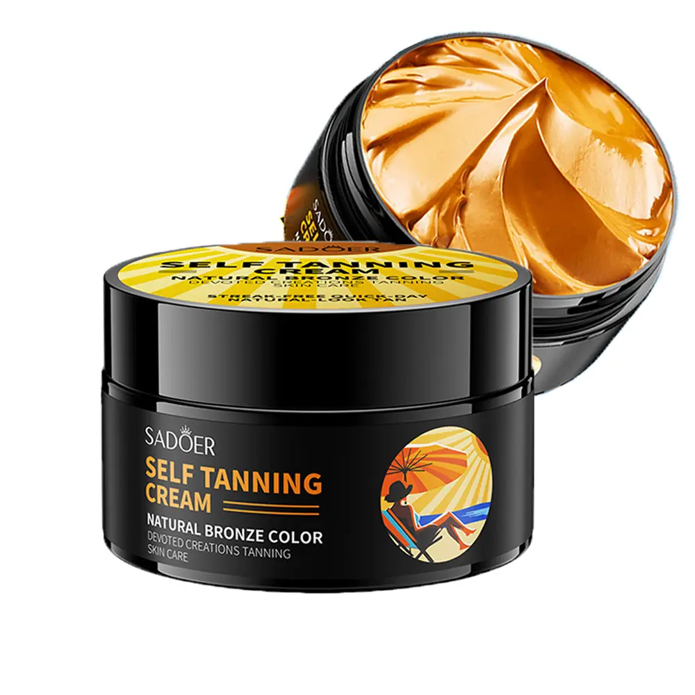 Natural Bronze Body Moisturizer - Hydrating Tan Enhancer with Wheat Complex, Glycerin, Reproductive Enzymes for Moisture, Radiant, Silky Skin & Instant Sun-Kissed Glow, Blend, Smooth, Combination