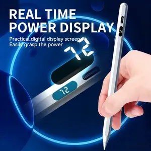 iPad Stylus Pen Compatible with iPad A16, 10th Gen, Pro 13, M5, Air 11, M4, M3, Mini 7, 6, A17, 8th & 9th Gen, LED Power Display