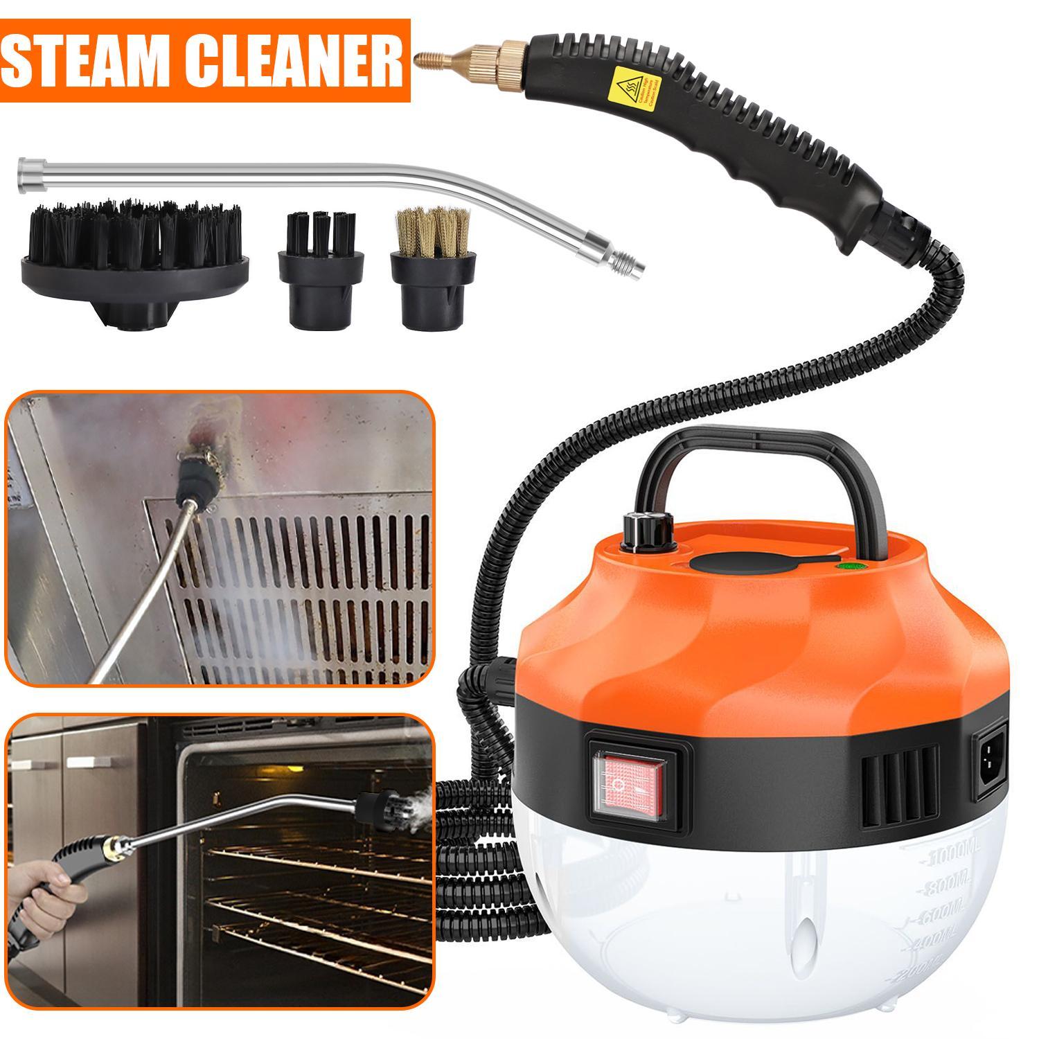 3800W Heavy-Duty High-Pressure Steam Cleaner Machine | Industrial Multi-Purpose Steam Cleaner for Household Car Detailing | Portable Handheld Steam Cleaning Tool with Accessories
