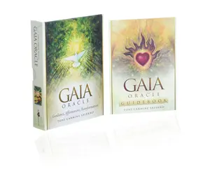 Gaia Oracle: 45 Oracle Card Deck and Guidebook; divination tool for oracle readings, psychic readings, and spiritual work, tarot card deck,