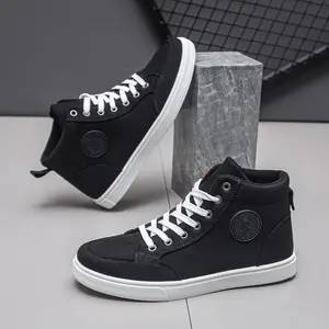 High-Top Stormer Shoes - Breathable, Non-Slip, Stylish Skateboard Sneakers for Men - All-Season, Indoor & Outdoor, Comfortable, Durable, and Versatile