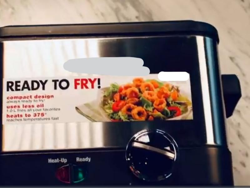 Compact Deep Fryer toaster smokeless griddle rotisserie oven air Fryer with Touch Display deals Cooker