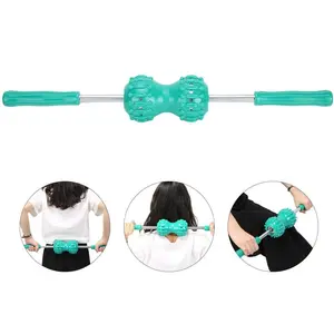 Muscle Roller Massage Stick,Multifunctional Magnet Massage Roller Reduce Muscle Soreness Tightness Leg Cramps Back Pain Rub Muscle for Relief Acupressure Roller Massager