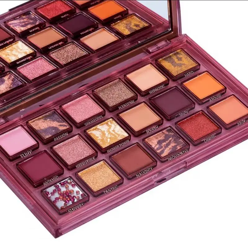 Sandagy Eyeshadow Palette - 18 Organic Shades with Unique Names for Night & Day Makeup - Natural Ingredients & Versatile Colors Cosmetic US