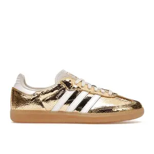 adidas Samba OG Gold Metallic Cracked Leather (Women's) (women) by StockX