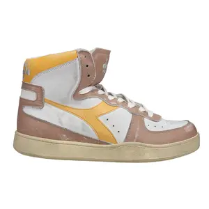 diadora Mens Mi Basket Used High  Sneakers Shoes Casual - Brown