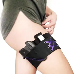 Thigh Holster for Women,Adjustable Tactical Sexy Lady Leg Pistol Holster Concealed Carry Air Gun Holster Fit