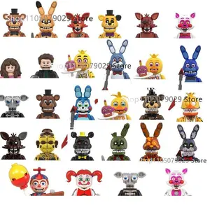 2026 new  FNAF Nights Game Figure Mini Figures Building Blocks Skeleton Thriller Toys gift kids toys mould king