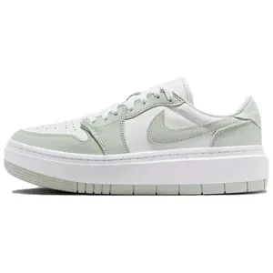Jordan Air Jordan 1 Women's Low-Top Sneakers in Green and White with Comfortable, Soft, Slip-Resistant, and Durable Features Trending Shoes, House White Official Shoes to Get / Maison Mihara