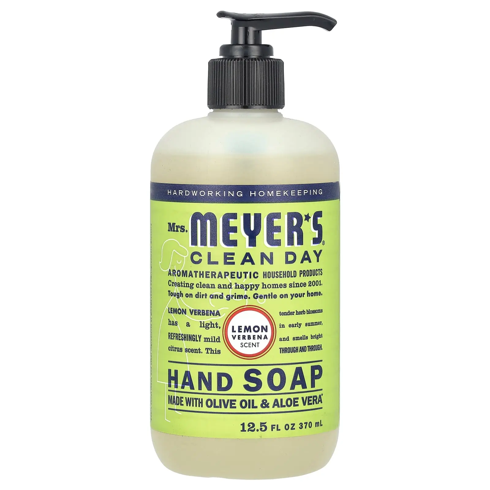 Mrs. Meyers Clean Day Hand Soap, Lemon Verbena , 12.5 fl oz (370 ml)
