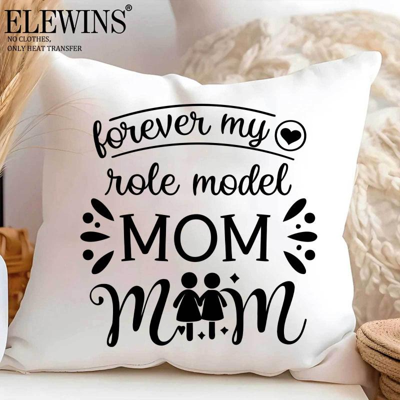 6 Sheets Happy Mother'S Day Mom Quote Iron on Transfers | DTF Transfers Ready to Press, Ideal for T-Shirts, Hoodies, Jeans, Backpacks & Pillows, Machine Washable Plastic | Washable Plastic Transfer Papers Suitable for Men and Women by