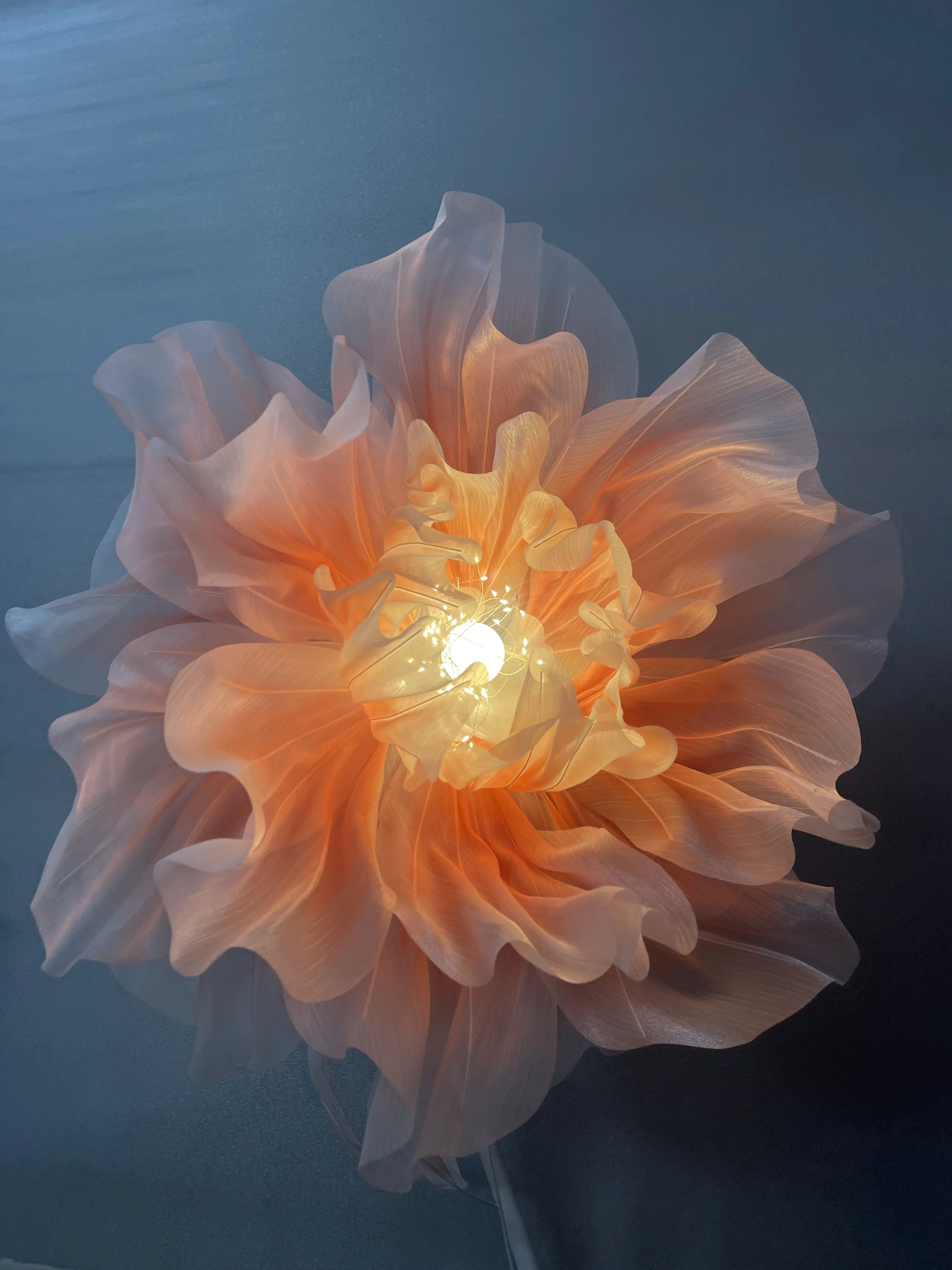 32in Flower Lamp with Warm LED Lights, Festive Home Decor LED Decoration for Cozy Lighting & Ambient Glow