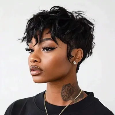 Pixie Cut on Natural Hair Black Women No Relaxer TikTok Shop