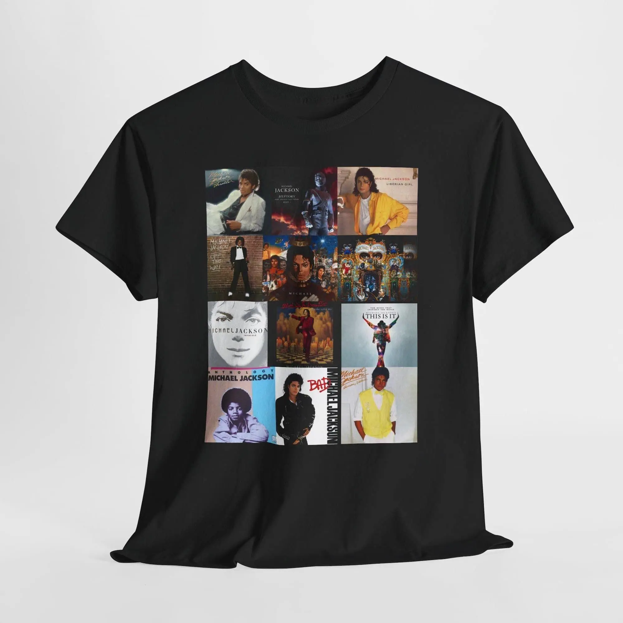 MJ Retro Music Collage T-Shirt
