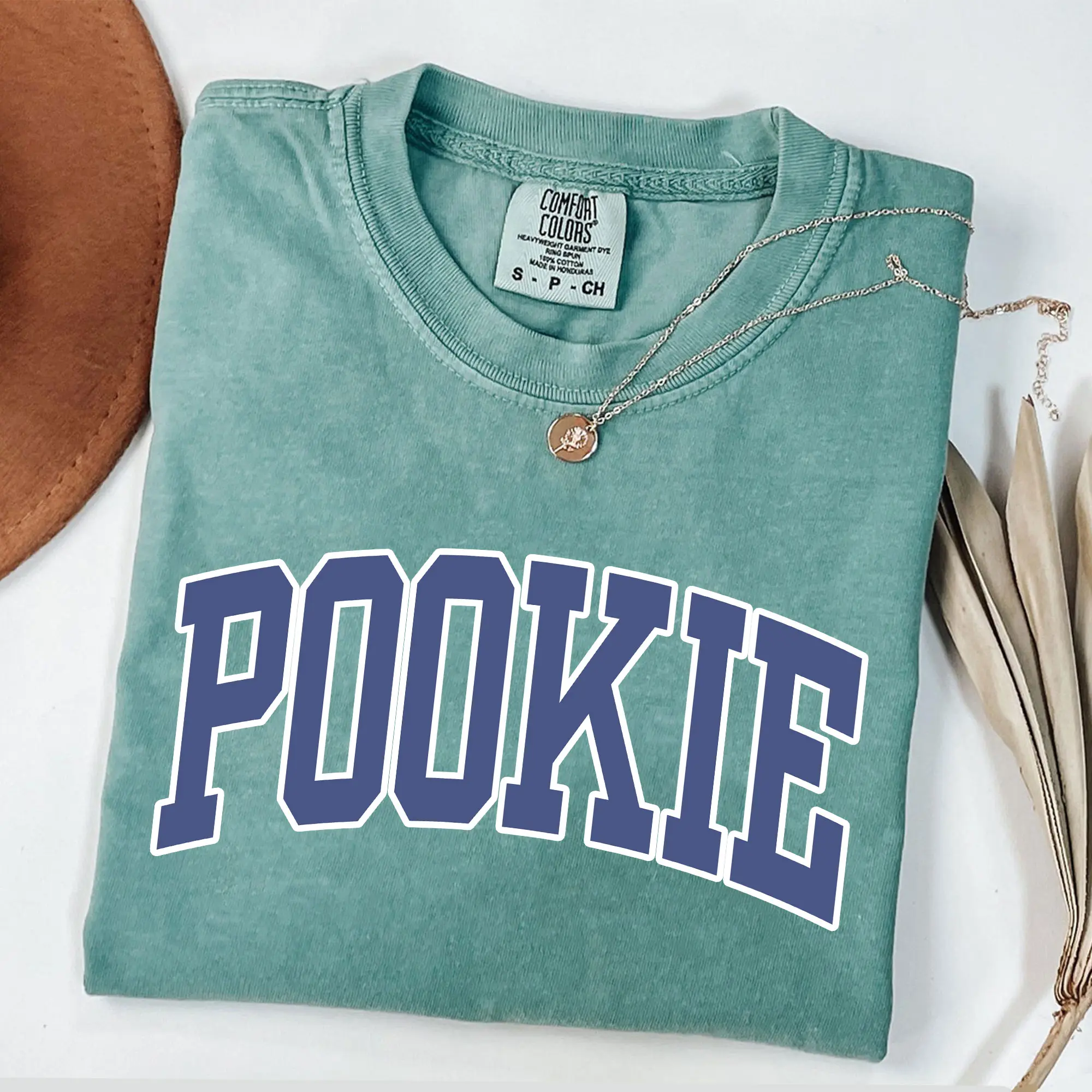Comfort Colors Pookie Shirt, Collegiate Preppy Nickname Shirt, Varsity Hoodie, Cute Fall Girlfriend Sweater, Comfort Colors Shirt