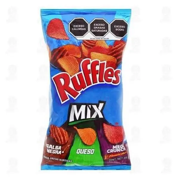 Ruffles Mixed Snack Crisps, 70g Puffed Snac sabritas k mexicanas
