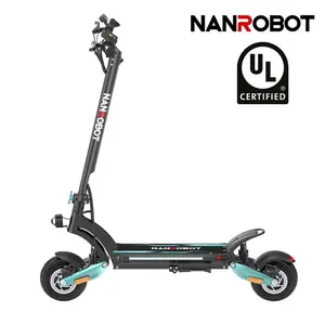 NANROBOT Lightning Pro Electric Scooter - 8.5" Wide Tires & 2X 800W Motors Adult Electric Scooters for Commuting