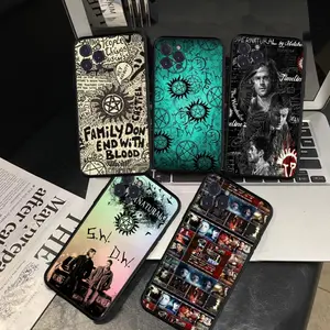 Supernatural SPN Dean And Sam Phone Case Silicone Soft for iphone 17 16 15 14 13 12 11 Pro XS MAX   Cover