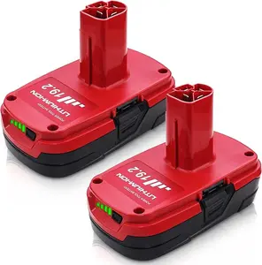 2 Packs 3.6Ah Replacement for Craftsman 19.2 Volt Battery Li-ion Compatible with  315.pp2011 315.pp2020 315.113753 130279005 1323903 11375 315.115410