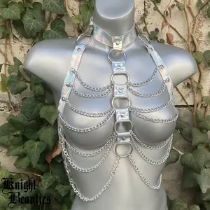Silver Dream Chain Halter top